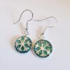 Glittery Snowflake Earrings - Image 4