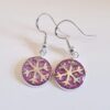Glittery Snowflake Earrings - Image 2