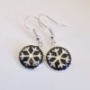 Glittery Snowflake Earrings